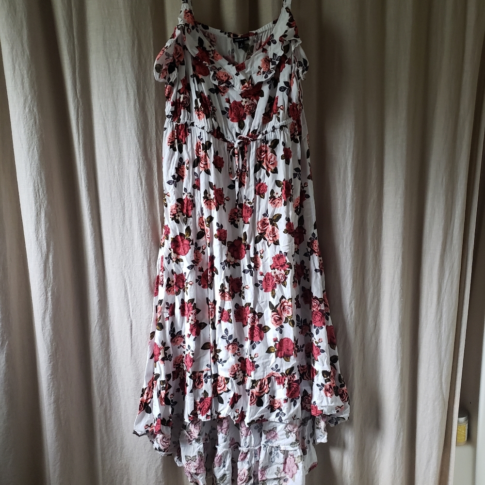 Torrid romantic rose high-low maxi dress